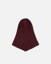 Ribbed balaclava with drawstring -  | Pinko