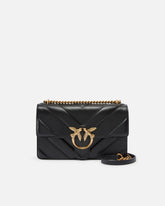 Love Bag quilted crossbody bag with chevron motif and logo -  | Pinko