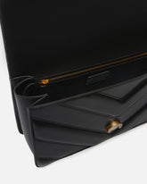 Love Bag quilted crossbody bag with chevron motif and logo -  | Pinko