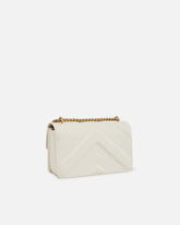 Mini Love Bag aus Nappaleder mit gestepptem Chevron-Muster und Schulterriemen -  | Pinko