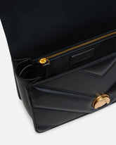 Mini Love Bag aus Nappaleder mit gestepptem Chevron-Muster und Schulterriemen -  | Pinko