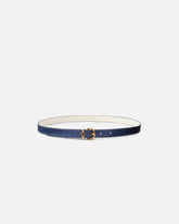 Reversible thin leather belt, 2cm -  | Pinko