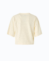 T-shirt with rhinestones and logo -  | Pinko