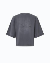 Faded-effect T-shirt with Love Birds logo -  | Pinko