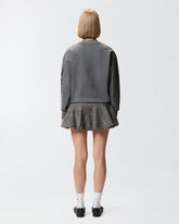 Sweatshirt with laminated print -  | Pinko