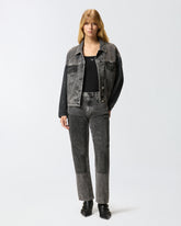 Loose-fit jeans with mini studs -  | Pinko