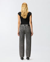 Loose-fit jeans with mini studs -  | Pinko