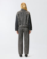 Trucker-Jeansjacke mit Mini-Nieten -  | Pinko