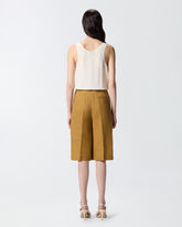Vest top in sand wash silk -  | Pinko