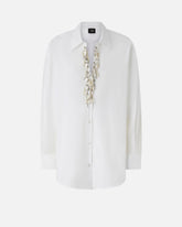 Shirt with bejewelled appliqués -  | Pinko