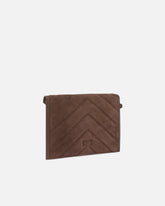 Suede pouch with Love Birds logo -  | Pinko