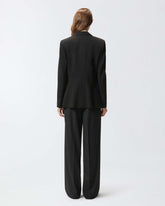 Fitted full Milano knit jacket -  | Pinko