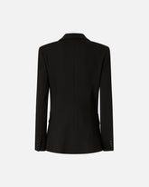 Fitted full Milano knit jacket -  | Pinko