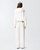 Wide-leg jeans with side zips -  | Pinko