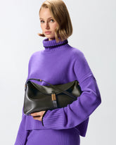 Medium leather Saddle Bag shoulder bag -  | Pinko