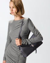 Medium leather Saddle Bag shoulder bag -  | Pinko