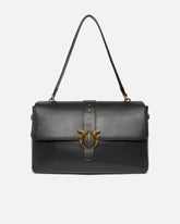 Leather maxi Love Bag Slouchy shoulder bag -  | Pinko