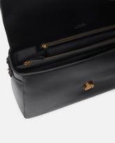 Leather maxi Love Bag Slouchy shoulder bag -  | Pinko