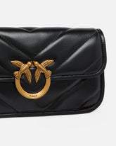 Love Bag Box large handbag in chevron leather -  | Pinko