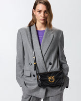 Love Bag Box large handbag in chevron leather -  | Pinko