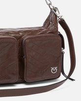 Medium leather Cargo Bag with pockets -  | Pinko