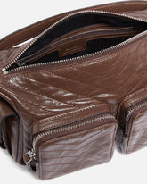 Medium leather Cargo Bag with pockets -  | Pinko