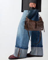 Medium leather Cargo Bag with pockets -  | Pinko