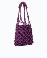 Small shoulder bag with micro rhinestones - Pink | Pinko