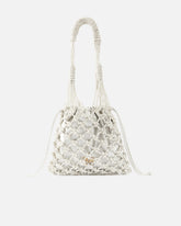 Small shoulder bag with micro rhinestones -  | Pinko