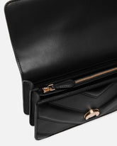 Mini Love Bag One shoulder bag in chevron leather and nappa with triple chain -  | Pinko