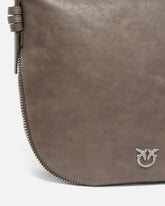 Kleine Hobo-Schultertasche aus Leder mit Logo Love Birds -  | Pinko