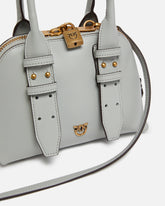 Bowling-Henkeltasche Mini Escape Bag aus Leder -  | Pinko
