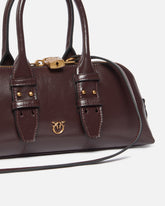 Escape Bag small handbag in patent-effect leather -  | Pinko