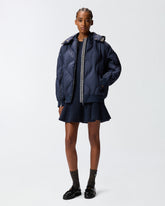 Padded bomber jacket with hood -  | Pinko
