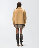 Caban aus Double-Tuch mit hohem Kragen -  | Pinko