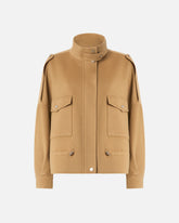 Caban aus Double-Tuch mit hohem Kragen -  | Pinko