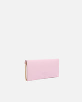 Small smooth leather envelope clutch bag with Love Birds logo -  | Pinko