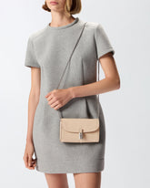 Geldbörse aus Leder mit PINKO-Logo als Lettering und Schulterriemen -  | Pinko