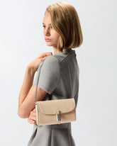 Geldbörse aus Leder mit PINKO-Logo als Lettering und Schulterriemen -  | Pinko