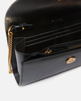 Geldbörse aus Leder mit PINKO-Logo als Lettering und Schulterriemen -  | Pinko