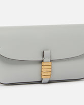 Saddle Flat medium shoulder bag in leather -  | Pinko