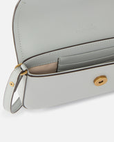 Saddle Flat medium shoulder bag in leather -  | Pinko