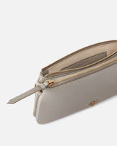 Kleine Umhängetasche Mini Double Bag aus Leder mit Schulterriemen -  | Pinko