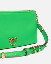 Leather Mini Double Bag with shoulder strap -  | Pinko