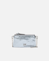 Mini Double Bag in laminated leather -  | Pinko