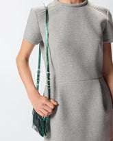 Mini Double Bag in laminated leather -  | Pinko