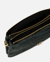 Kleine Umhängetasche Double Bag Mini aus Nylon mit Animal-Print -  | Pinko