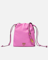 Schultertasche Mini Slouchy Bag aus Leder mit Logo Love Birds -  | Pinko