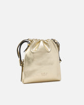 Mini Slouchy Bag Schultertasche aus laminiertem Wildleder mit Love Birds Logo -  | Pinko