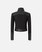 Bikerjacke aus zwei Materialien -  | Pinko